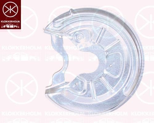 Захист гальмівного диска задній правий Ø256 мм для Audi A3, Seat Leon, Skoda Octavia, VW Golf V KLOKKER FP 9545 878